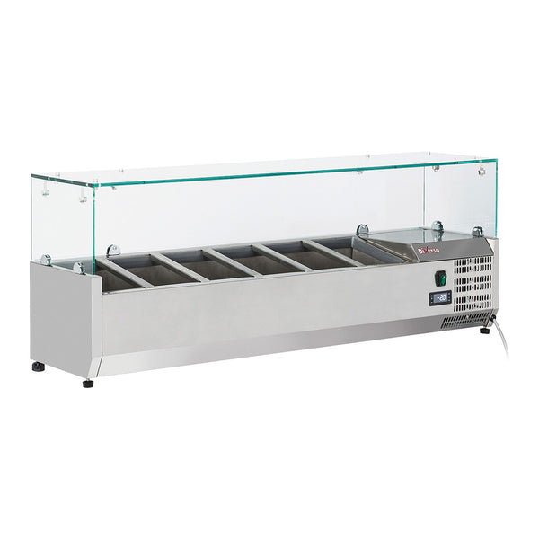 Diverso Kühlaufsatz 6x GN1/4 - 150 mm, mit Glas