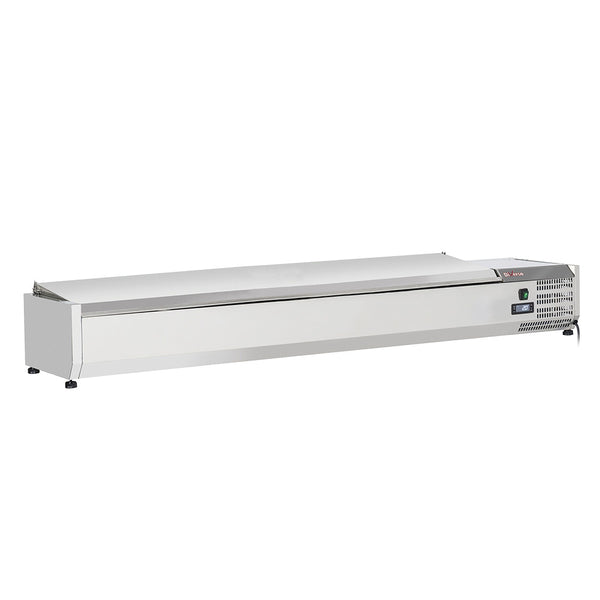 Diverso Kühlaufsatz 8x GN1/4 - 150 mm, mit Edelstahldeckel