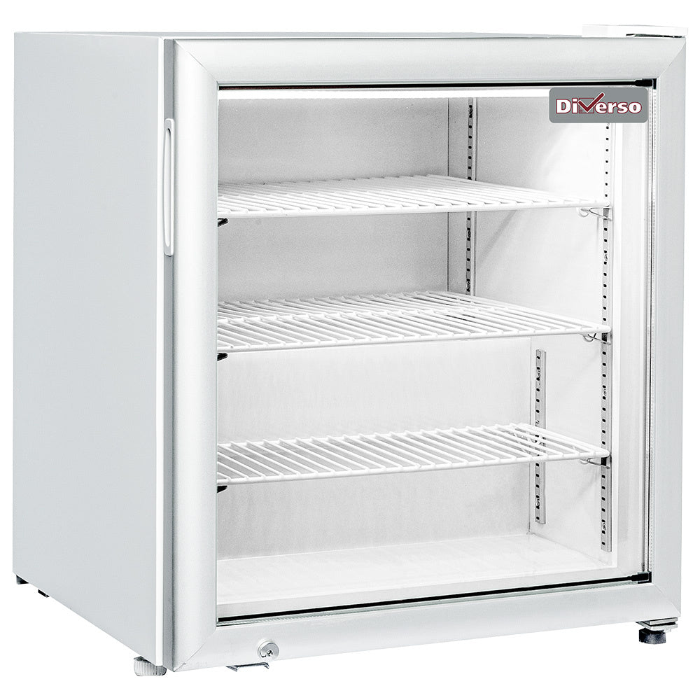 Diverso Tischvitrine negative Temperatur, 90 Liter