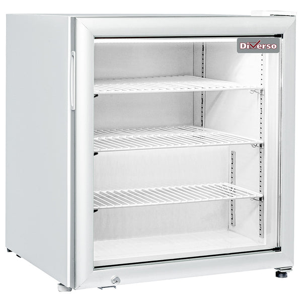 Diverso Tischvitrine negative Temperatur, 90 Liter