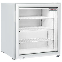 Diverso Tischvitrine negative Temperatur, 90 Liter