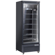 Diverso Vertikaler Kühlschrank, 1 Tür, 615 Liter - SCHWARZ