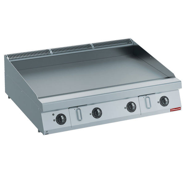 Diamond Elektro Grillplatte glatt HP, Nitro chrom -TOP-