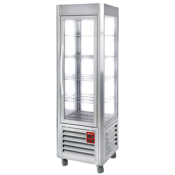 Diamond Panorama vitrine , 5 rostablage, 360 LT, Edelstahl