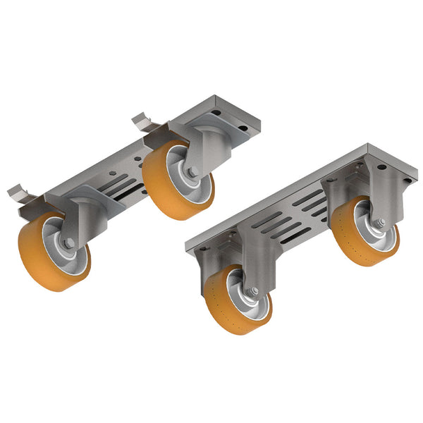 Diamond Kit 4 Räderl, 2 mit Bremse + 2 Omega-Modul 400