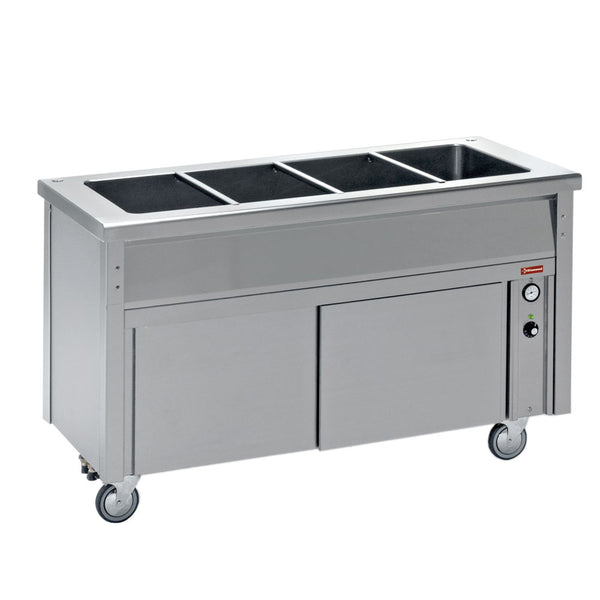 Diamond Element Bain-Marie auf neutralem Unterbau 3 GN 1/1