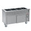 Diamond Element Bain-Marie auf neutralem Unterbau 6 GN 1/1