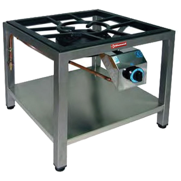 Diamond Gas-Tischgerät Paella, Durchm. 250, 10kW,auf Unterbau