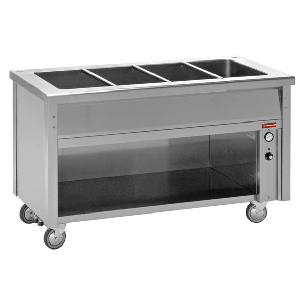 Diamond Element Bain-Marie auf offenem Unterbau 3 GN 1/1