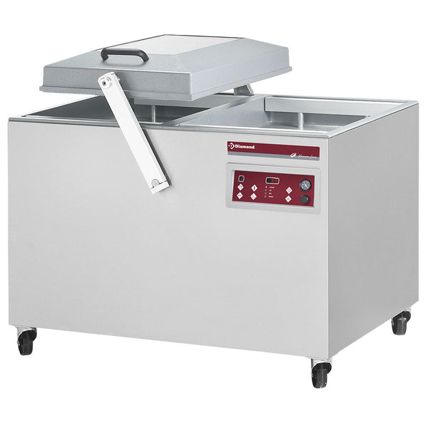 Diamond Vakuummaschine,  Doppelkammer 550x700xh235 mm. - 100 m3/h