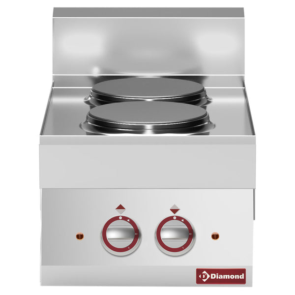 Diamond Elektroherd 2 Platten mit runden Herdplatten "Alpha 650