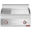 Diamond Elek. Grillplatte 2/3 glatt 1/3 gerillt  -Top-, verchromt