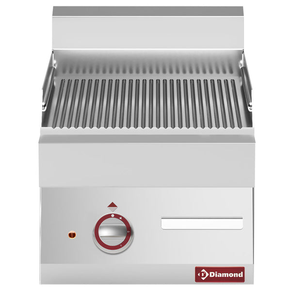 Diamond Elektro Grillplatte, gerillt -Top-