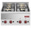 Diamond Gasherd 4 Brenner -Top-
