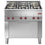Diamond Gasherd 5 Brenner mit Elektro Konvektionsbackofen GN 1/1