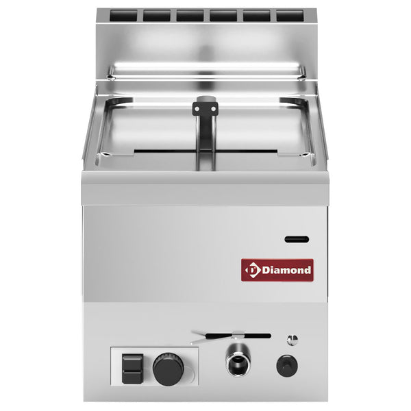 Diamond Gas Friteuse 1 Becken 8 Liter -Top-