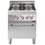 Diamond Gasherd 4 Brenner mit Gasbackofen