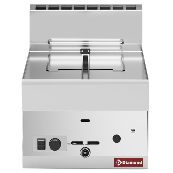 Diamond Gas Friteuse 1 Becken 8 Liter -Top-