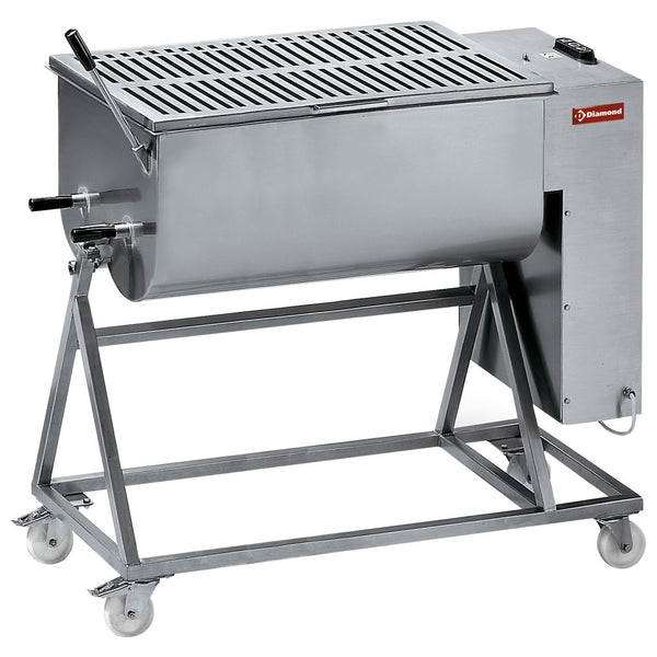 Diamond Edelstahl Fleischmixmaschine 120 kg, Stand mit Rädern
