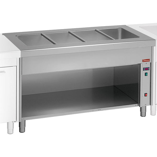Diamond Element Bain-Marie auf offenem Unterbau 6x GN 1/1