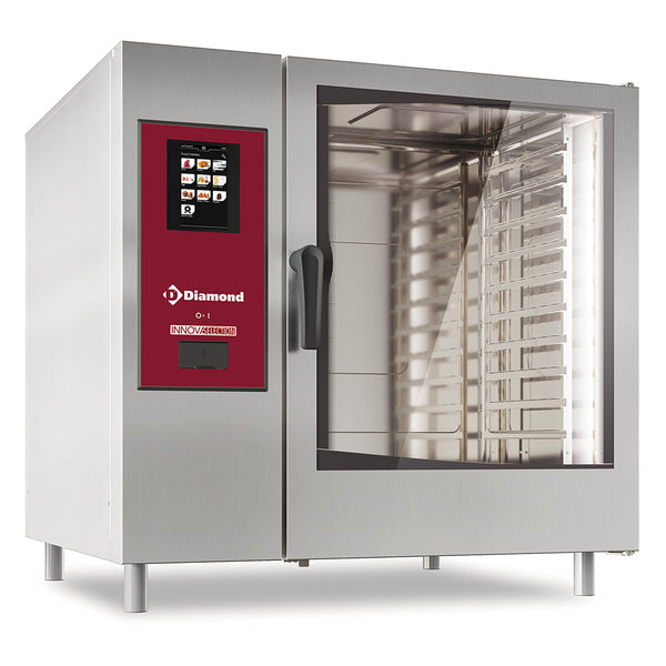Diamond Kombidämpfer "TOUCH" mit Boiler & Konvektion 10xGN2/1+ Reinigung