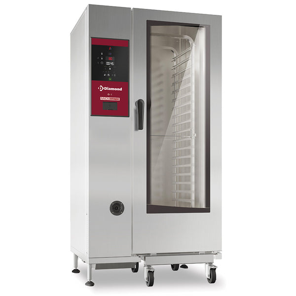 Diamond Kombidämpfer mit Boiler & Konvektion 20x GN1/1 + Reinigung
