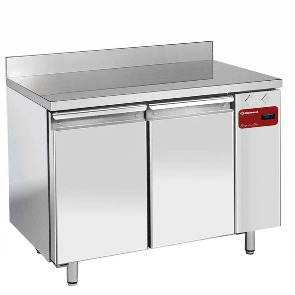 Diamond Wandkühltisch, belüftet, 2 Türen EN 600x400, 345 Liter (ohne Aggregat)