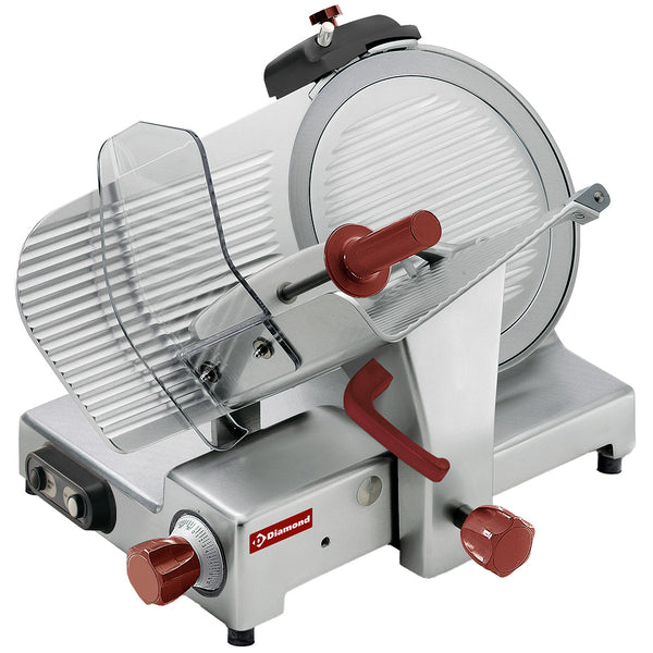 Diamond Professionelle Aufschnittmaschine, schräg. Messer Ø 300 mm