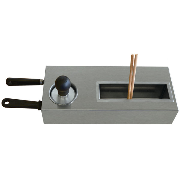 Diamond Kit aus 2 Holzspachteln, 2 x "T", Schmier-pad