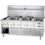 Diamond Gas Wok Herd 5 Brenner mit Überflutungsystem