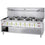 Diamond Gas Wok Herd 7 Brenner mit Überflutungssystem