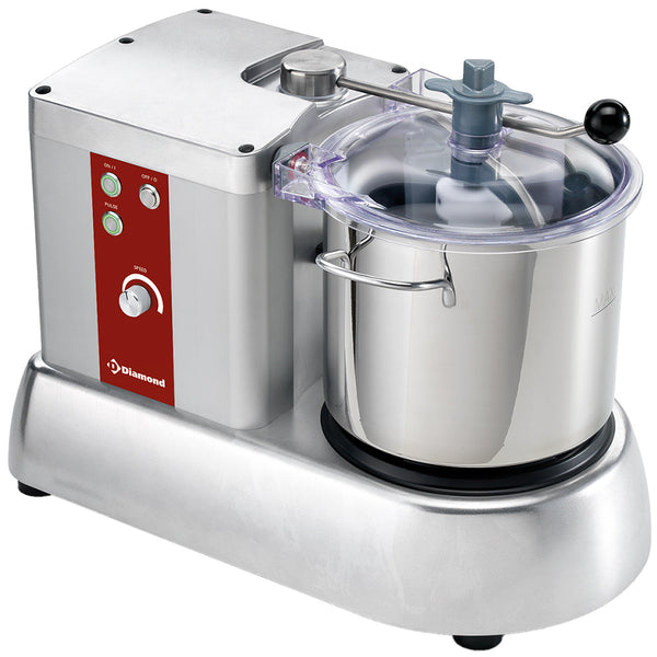 Diamond Cutter aus Edelstahl, 9 Liter, Geschwindigkeitsregler