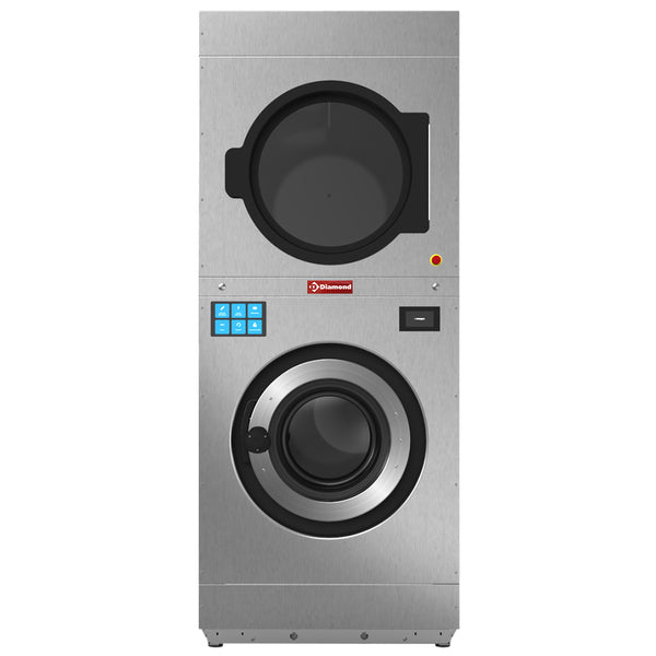 Diamond Waschschleudermaschine 11 kg (elek.) + Trockner 11 kg (Gas) TOUCH SCREEN