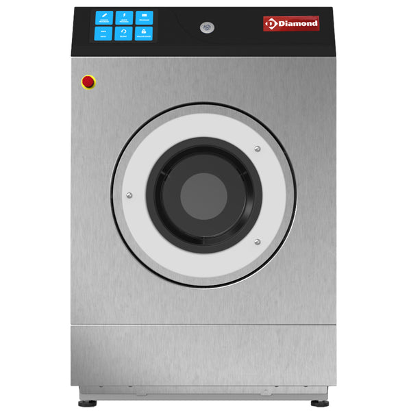 Diamond Waschmaschine zur Bodeninstallierung "Inox" 11 kg mit TOUCH SCREEN