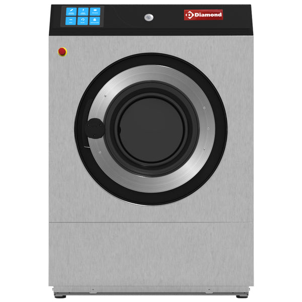 Diamond Waschmaschine zur Bodeninstallierung "Inox" 18 kg mit TOUCH SCREEN