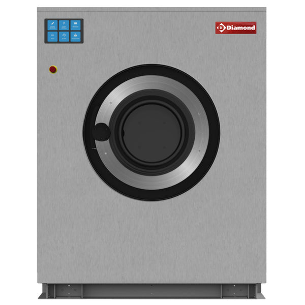 Diamond Waschmaschine zur Bodeninstallierung "Inox" 30 kg mit TOUCH SCREEN