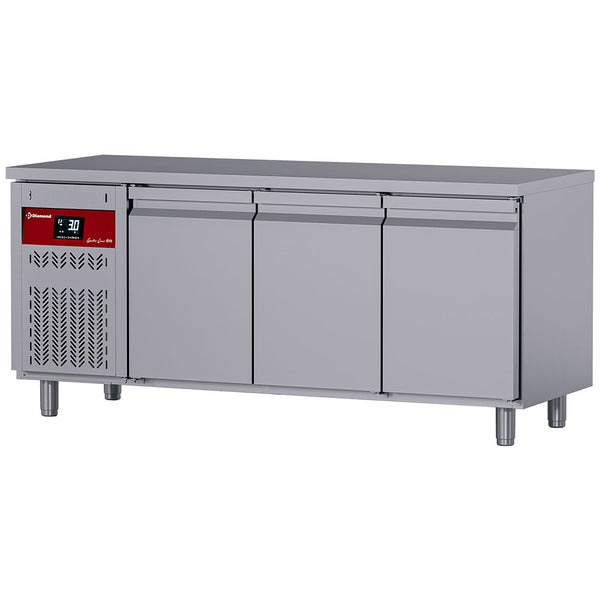 Diamond Umluft- Kühltisch, 3 Türen GN 1/1, 405 Lit. Gruppe links