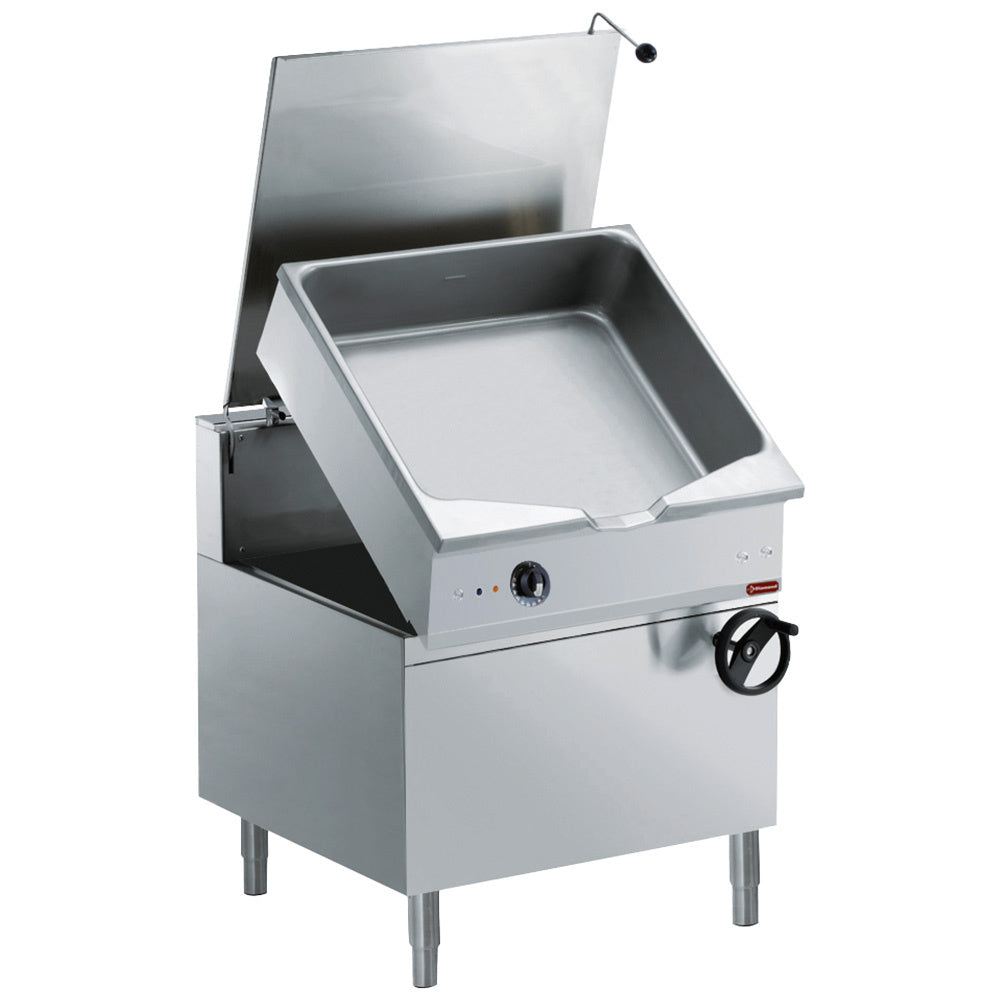Diamond Auto. Elek. Kippbratpfanne, "Duomat" Becken 80 L auf Unterbau