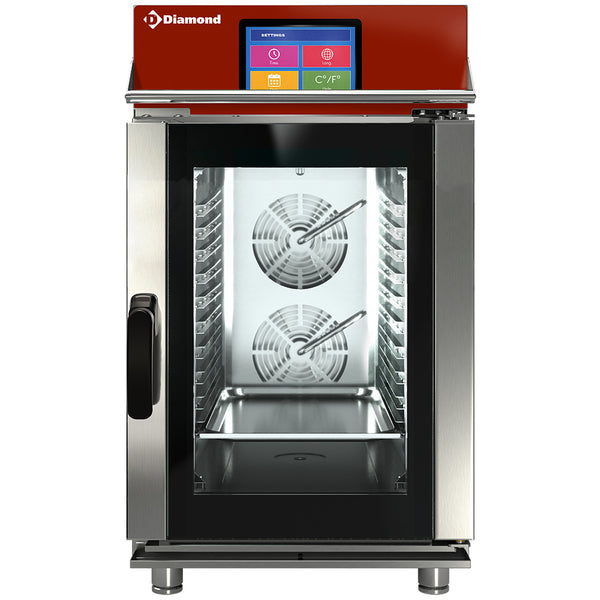 Diamond Elektro Ofen Dampf/Konvektion 10x GN1/1 Touch Screen  + Auto-Cleaning