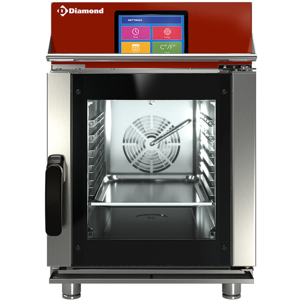 Diamond Elektro Ofen Dampf/Konvektion 6x GN1/1 Touch Screen + Auto-Cleaning