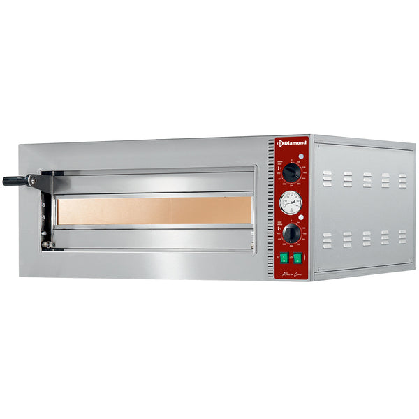 Diamond Elektro Pizzaofen Ø 420 mm, Kammer 420x420xh140 mm