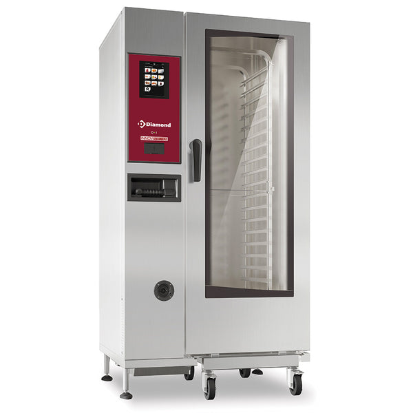 Diamond Kombidämpfer "TOUCH" mit Boiler & Konvektion 20xGN1/1+ Reinigung