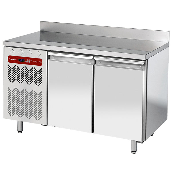 Diamond Kühltisch m. belüftetem Verdampfer, 2 Türen GN1/1, 260l, Gruppe links, Wandmodel