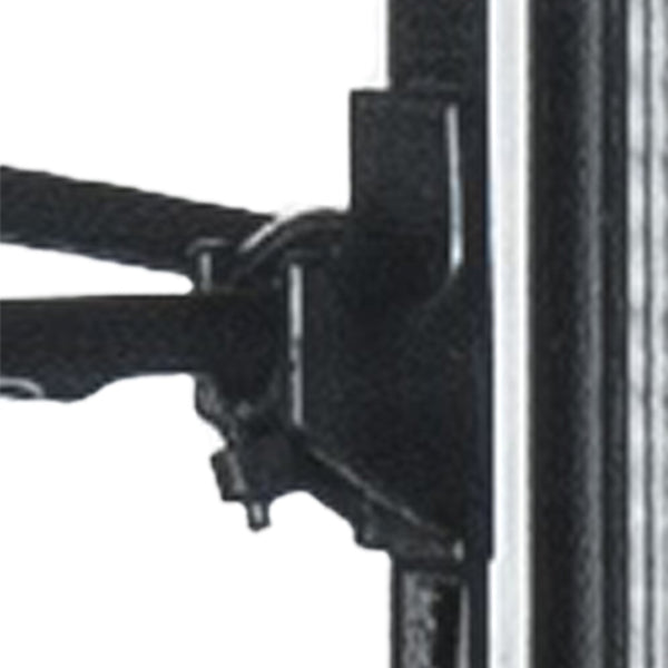 Diverso Clip für Gitter, 80-Liter-Vitrine, WR-V4F1-WT SCHWARZ