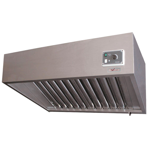 Diverso Haube komplett, (7/7-1500 M3/h) 120 Pa, Regler, 2 Filter