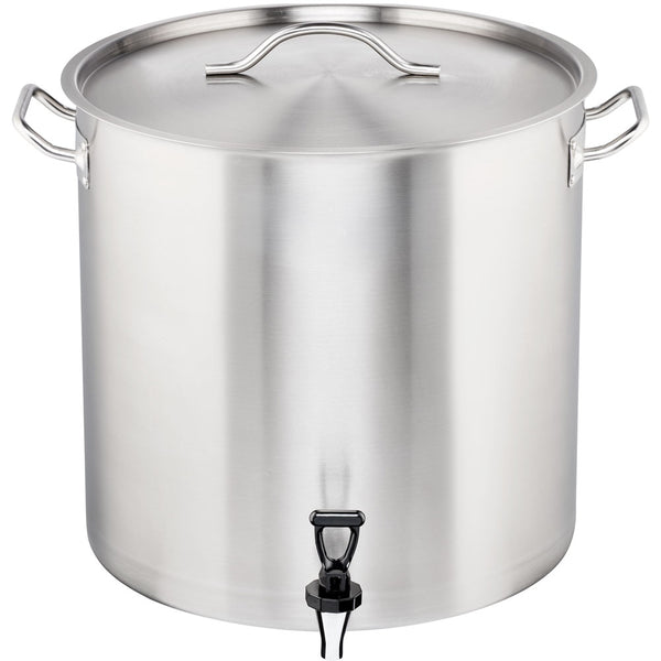 Stalgast Kartoffelkochkessel STANDARD mit Deckel und Ablasshahn, Ø 400 mm, 50,3 L
