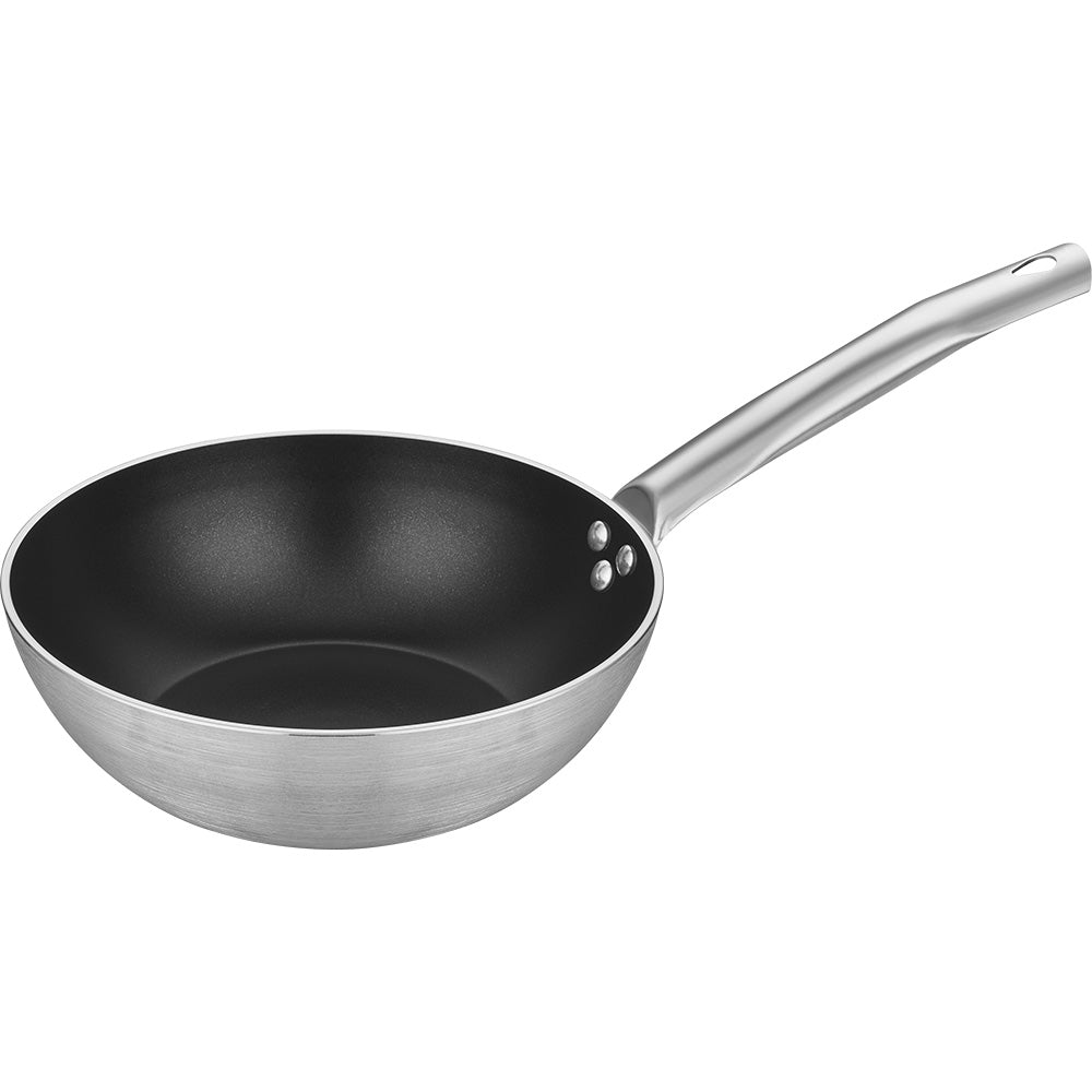 Stalgast Wok-Pfanne ONSET, Aluminium beschichtet, 320x95 mm (ØxH)