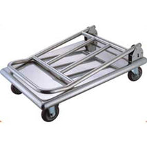 Stalgast Thermobox-Transportwagen aus Edelstahl, Traglast 150 kg, 740 x 480 x 870 mm (BxTxH)