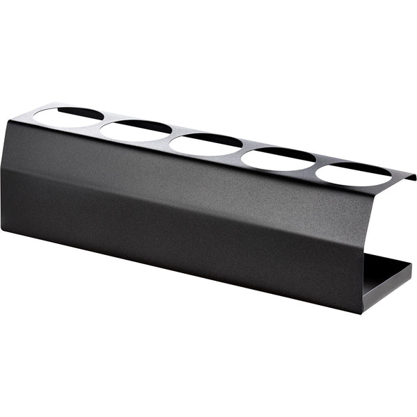 Stalgast Saucenständer schwarz, geeignet für fünf Flaschen Ø 72 mm, 435x110x120 mm (BxTxH)