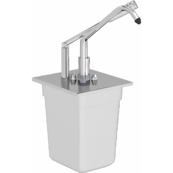 Stalgast Saucenspender mit Pumpe GN 1/6 (200 mm), 3 Liter